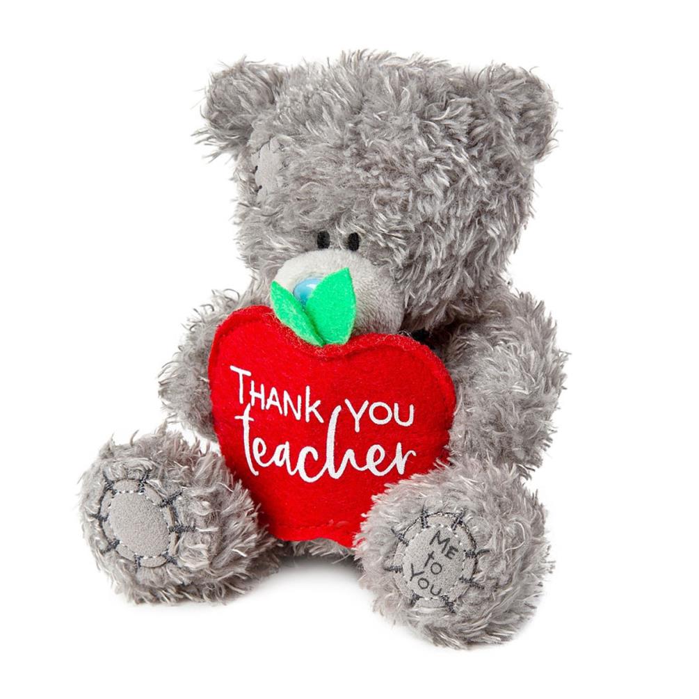 4" Thank You Teacher Apple Me To You Bear Extra Image 1
